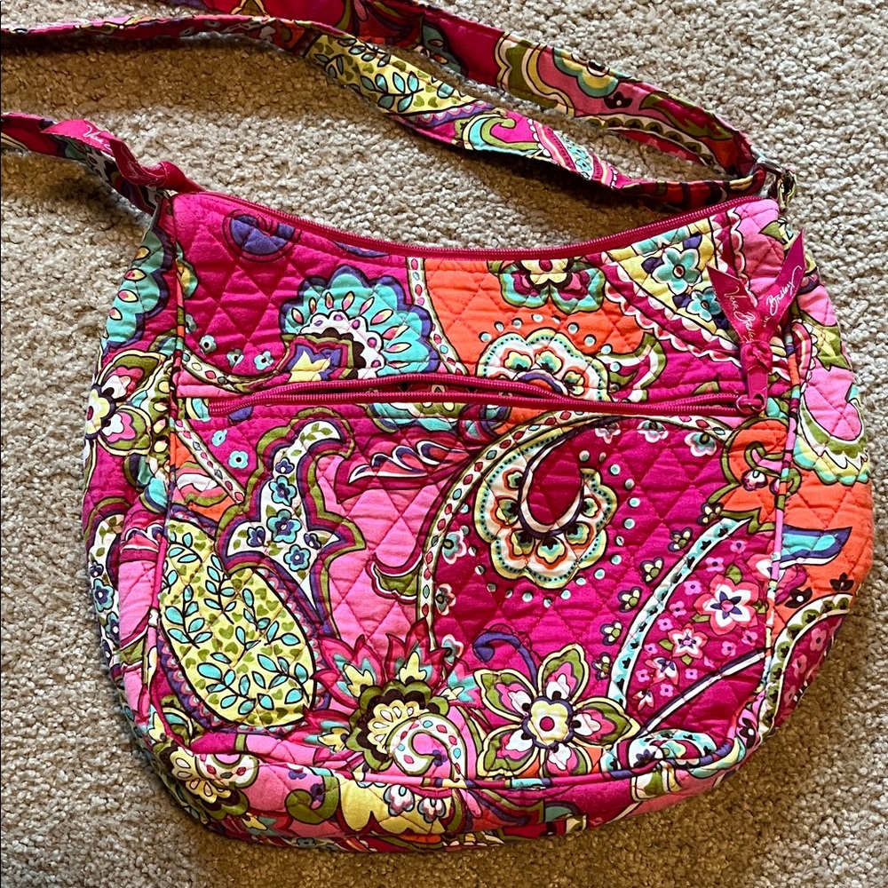 Vera Bradley Pink Swirls Shoulder Bag